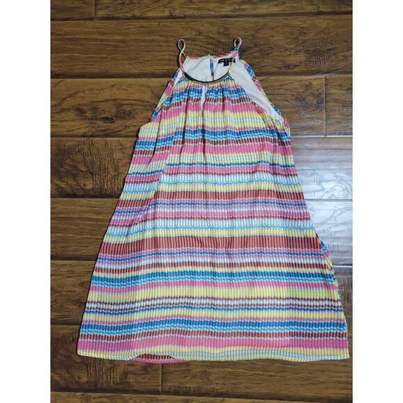 AS U WISH sleeveless striped dress size M - Picture 1 of 4